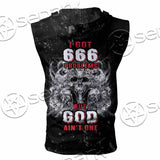 666 Problems But God Ain'T One SED-1020 Zip Sleeveless Hoodie