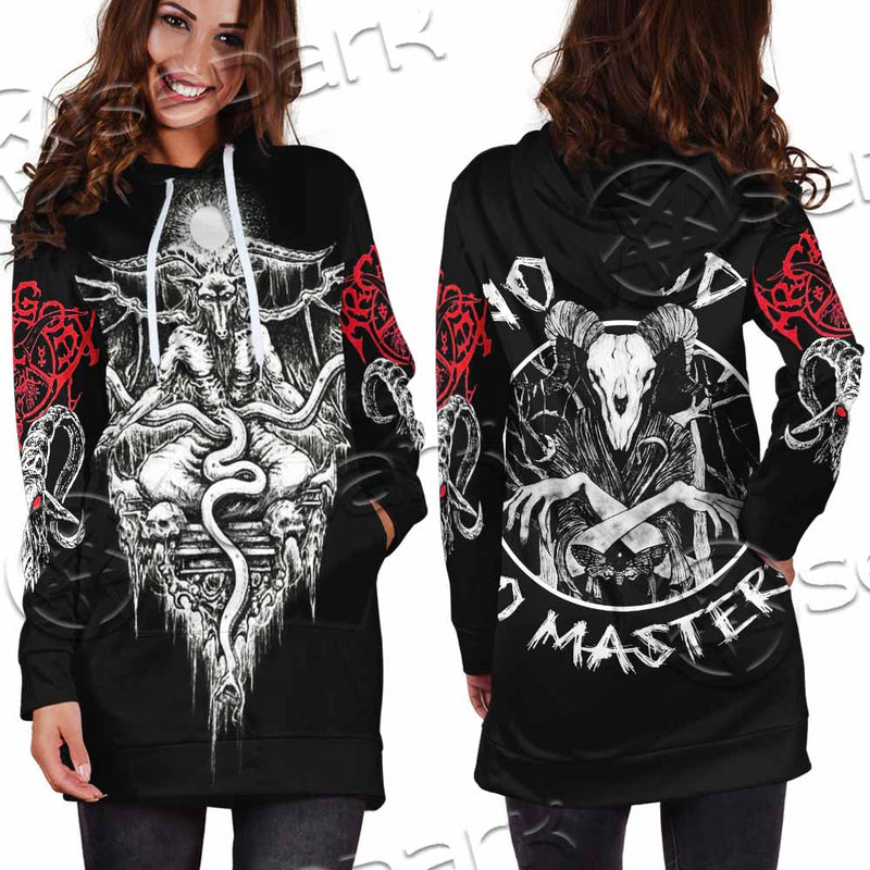 No Gods No Masters SED-1021 Hoodie Dress