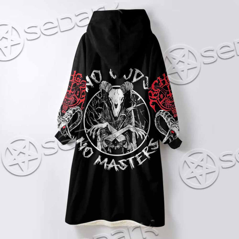 No Gods No Masters SED-1021 Oversized Sherpa Blanket Hoodie