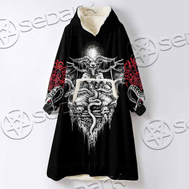 No Gods No Masters SED-1021 Oversized Sherpa Blanket Hoodie