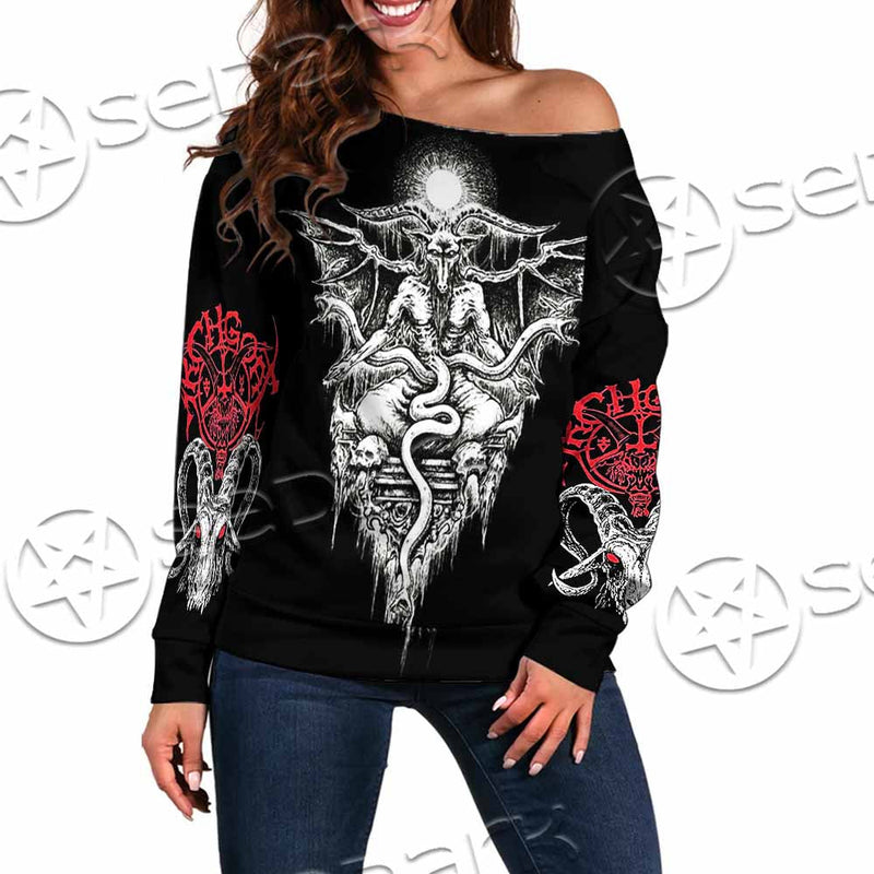 No Gods No Masters SED-1021 Off Shoulder Sweaters