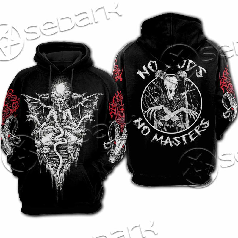 No Gods No Masters SED-1021 Hoodie & Zip Hoodie Raglan