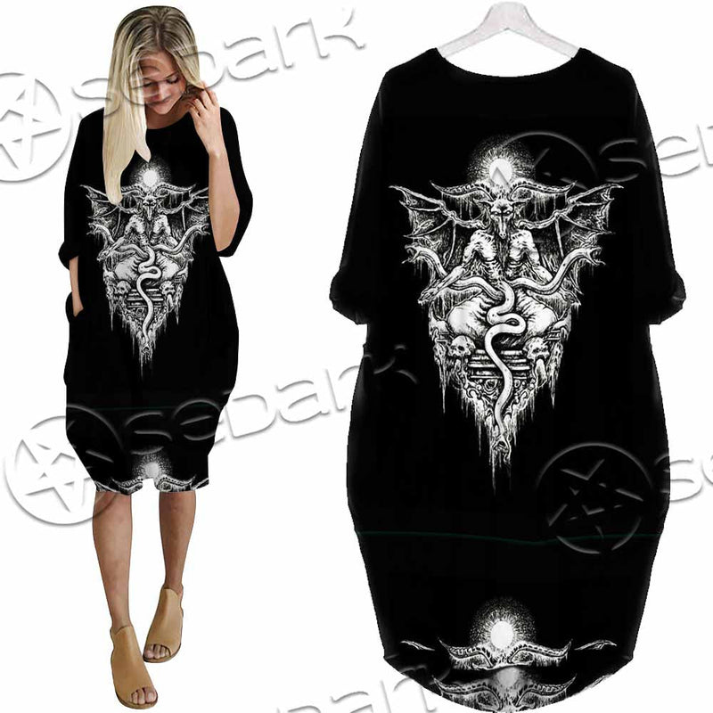 No Gods No Masters SED-1021 Batwing Pocket Dress