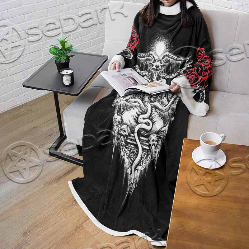 No Gods No Masters SED-1021 Sleeved Blanket