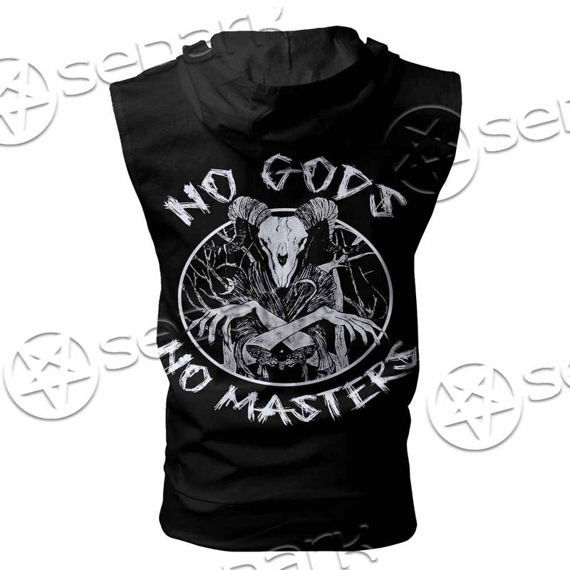 No Gods No Masters SED-1021 Zip Sleeveless Hoodie