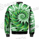 Clover Green Fractal St.Patrick'S Day SED-1022 Jacket