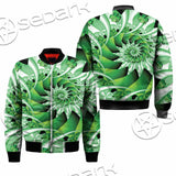 Clover Green Fractal St.Patrick'S Day SED-1022 Jacket