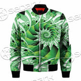 Clover Green Fractal St.Patrick'S Day SED-1022 Jacket