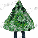 Clover Green Fractal St.Patrick'S Day SED-1022 Cloak