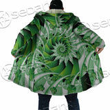 Clover Green Fractal St.Patrick'S Day SED-1022 Cloak