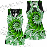 Clover Green Fractal St.Patrick'S Day SED-1022 Women Tank Top