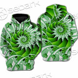 Clover Green Fractal St.Patrick'S Day SED-1022 Hoodie & Zip Hoodie Raglan