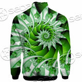 Clover Green Fractal St.Patrick'S Day SED-1022 Jacket