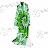 Clover Green Fractal St.Patrick'S Day SED-1022 Sleeved Blanket