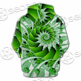 Clover Green Fractal St.Patrick'S Day SED-1022 Hoodie & Zip Hoodie Raglan