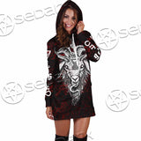 Satanic Symbols Hoodie Dress