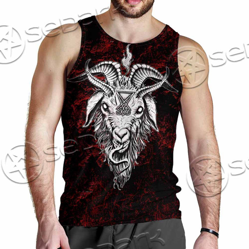 Satanic Symbols Men Tank-tops