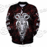 Satanic Symbols Button Jacket
