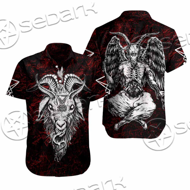Satanic Symbols Shirt Allover