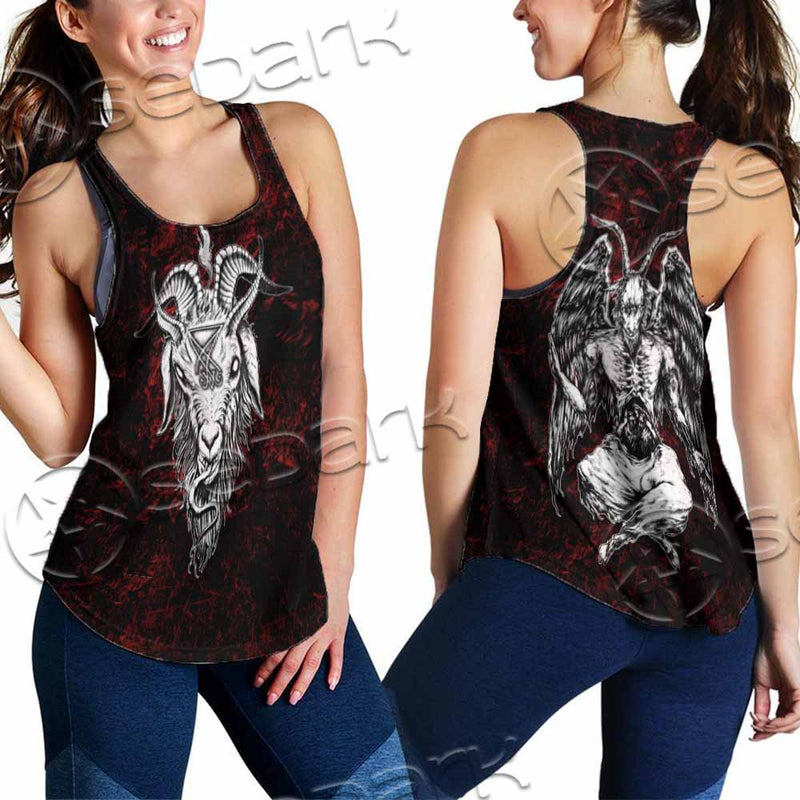 Satanic Symbols Women Tank Top
