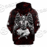 Satanic Symbols Hoodie & Zip Hoodie Raglan