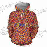 Psychedelic Seamless Pattern SED-1029 Hoodie & Zip Hoodie