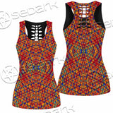 Psychedelic Seamless Pattern SED-1029 Women Tank Top