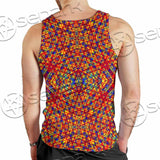 Psychedelic Seamless Pattern SED-1029 Men Tank-tops