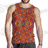 Psychedelic Seamless Pattern SED-1029 Men Tank-tops