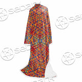 Psychedelic Seamless Pattern SED-1029 Sleeved Blanket