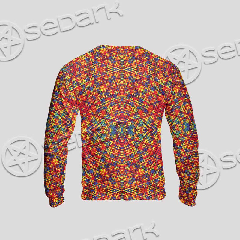 Psychedelic Seamless Pattern SED-1029 Unisex Sweatshirt