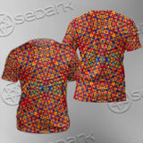 Psychedelic Seamless Pattern SED-1029 Unisex T-shirt