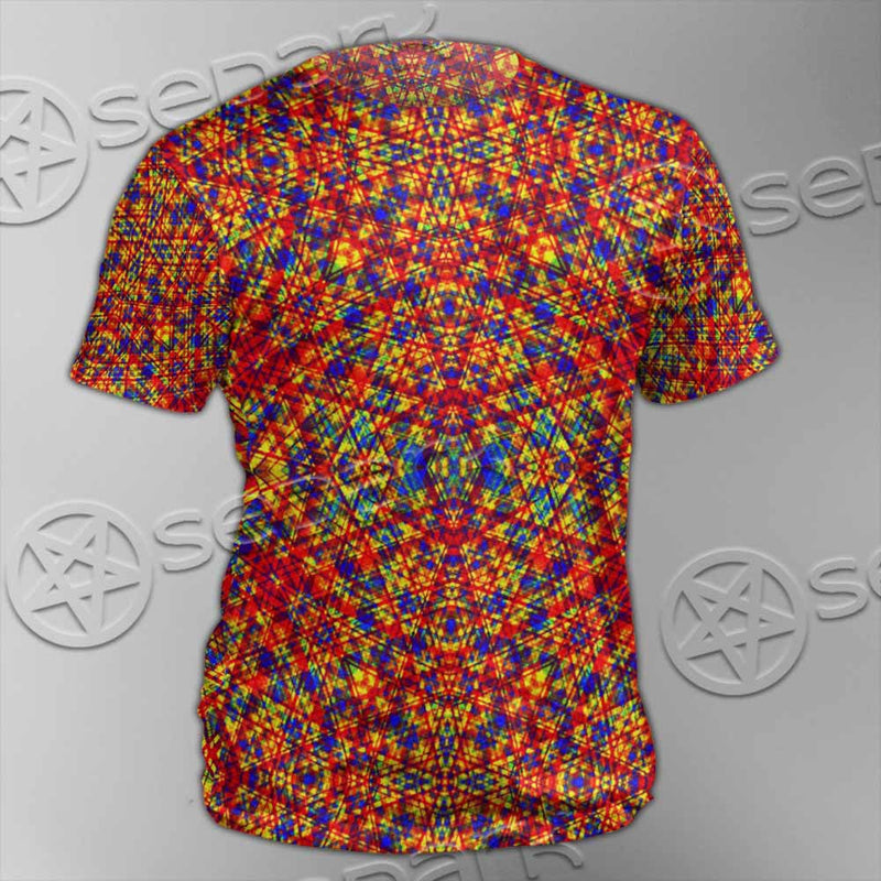 Psychedelic Seamless Pattern SED-1029 Unisex T-shirt