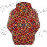 Psychedelic Seamless Pattern SED-1029 Hoodie & Zip Hoodie Raglan