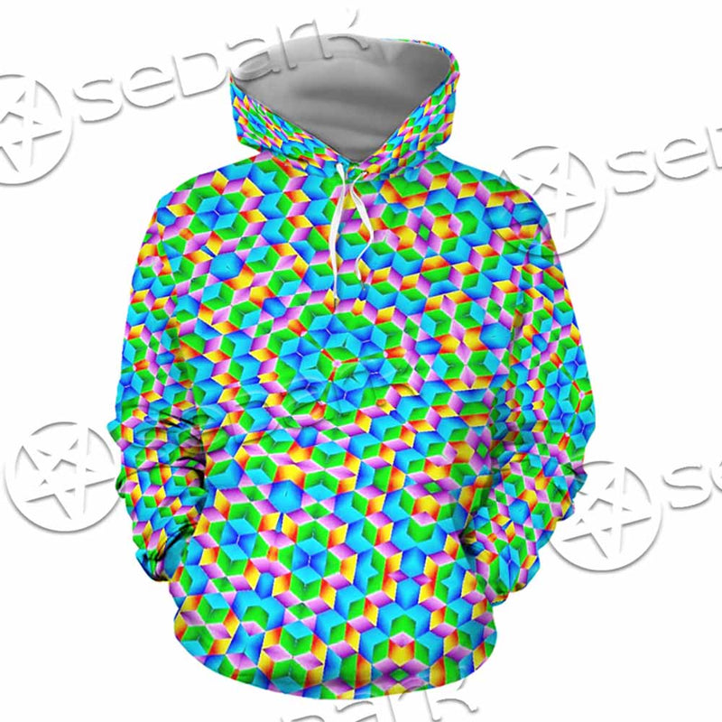 Psychedelic Sacred Geometry SED-1030 Hoodie & Zip Hoodie