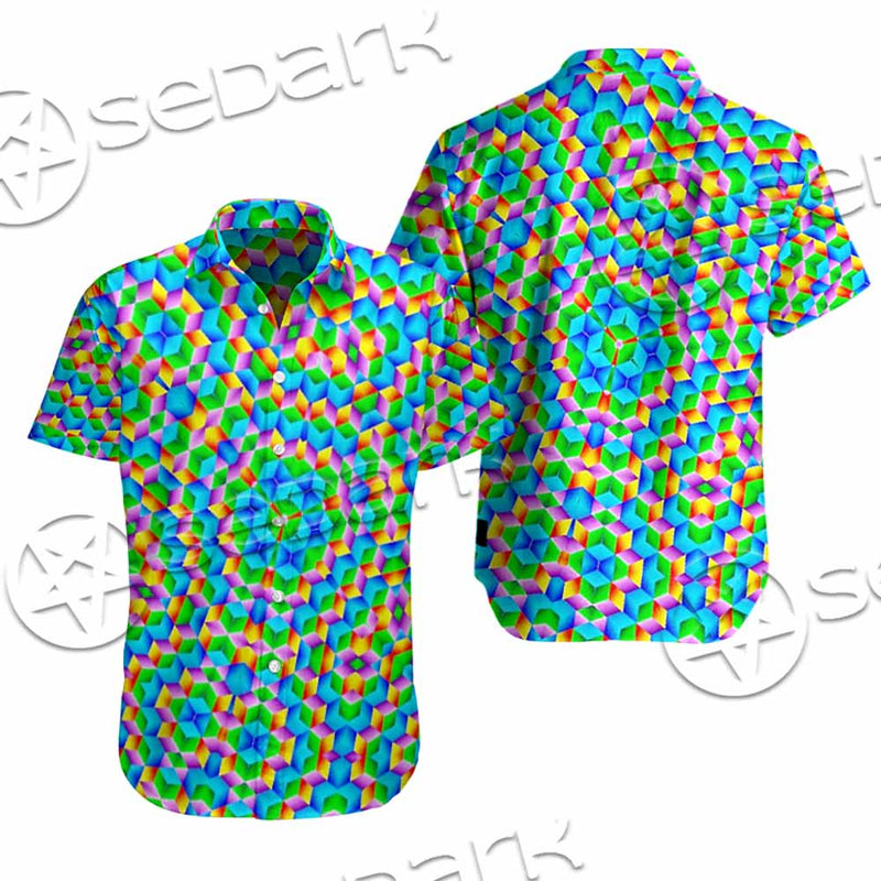 Psychedelic Sacred Geometry SED-1030 Shirt Allover