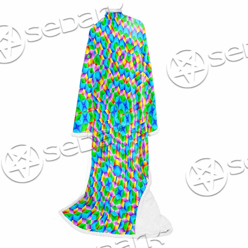 Psychedelic Sacred Geometry SED-1030 Sleeved Blanket