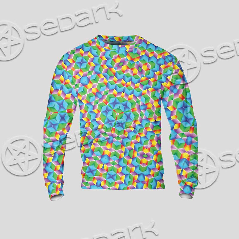 Psychedelic Sacred Geometry SED-1030 Unisex Sweatshirt