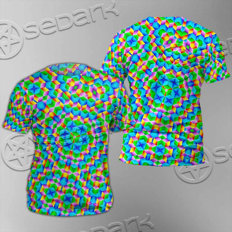 Psychedelic Sacred Geometry SED-1030 Unisex T-shirt