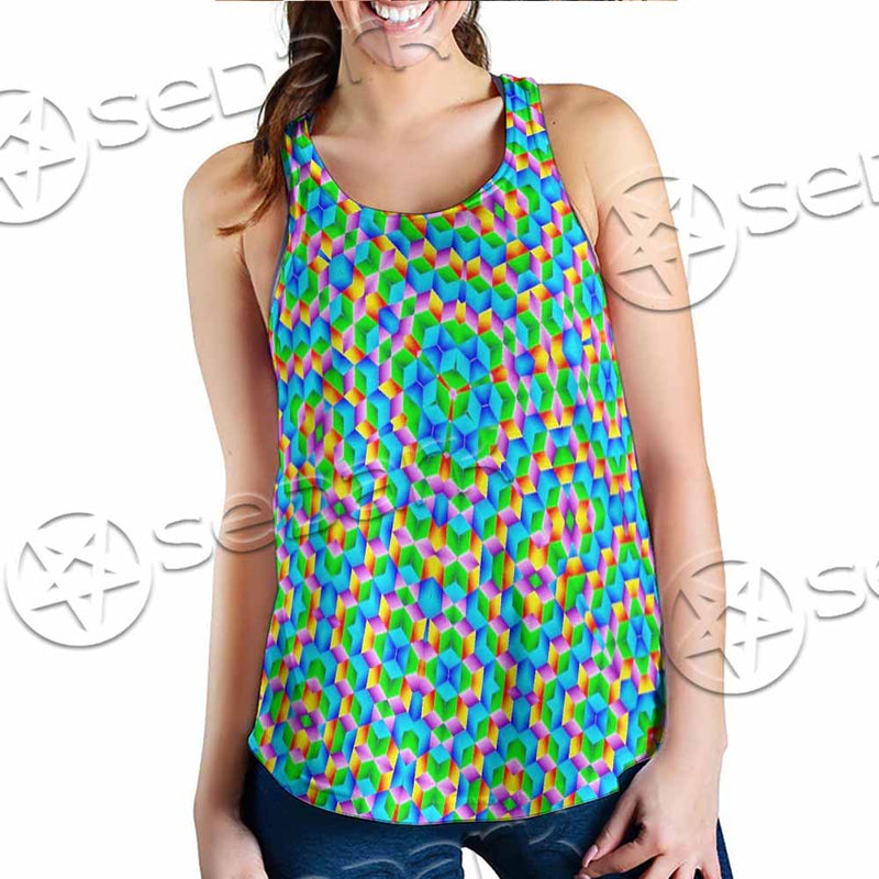 Psychedelic Sacred Geometry SED-1030 Women Tank Top