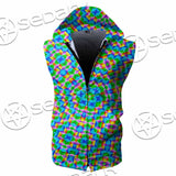 Psychedelic Sacred Geometry SED-1030 Zip Sleeveless Hoodie