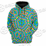 Psychedelic Sacred Geometry SED-1030 Hoodie & Zip Hoodie Raglan