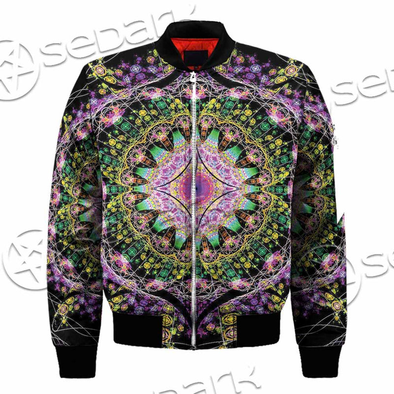 Colorful Mandala Fractal Pattern Trippy SED-1031 Jacket