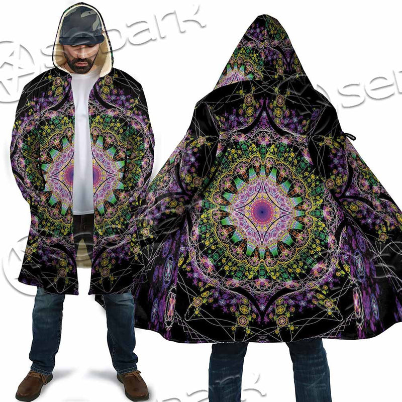 Colorful Mandala Fractal Pattern Trippy SED-1031 Cloak