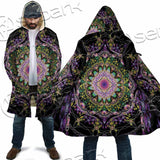 Colorful Mandala Fractal Pattern Trippy SED-1031 Cloak