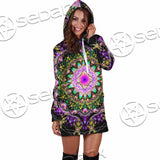 Colorful Mandala Fractal Pattern Trippy SED-1031 Hoodie Dress