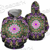 Colorful Mandala Fractal Pattern Trippy SED-1031 Hoodie & Zip Hoodie