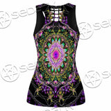 Colorful Mandala Fractal Pattern Trippy SED-1031 Women Tank Top