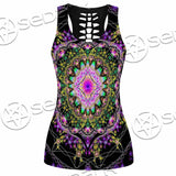 Colorful Mandala Fractal Pattern Trippy SED-1031 Women Tank Top