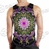 Colorful Mandala Fractal Pattern Trippy SED-1031 Men Tank-tops